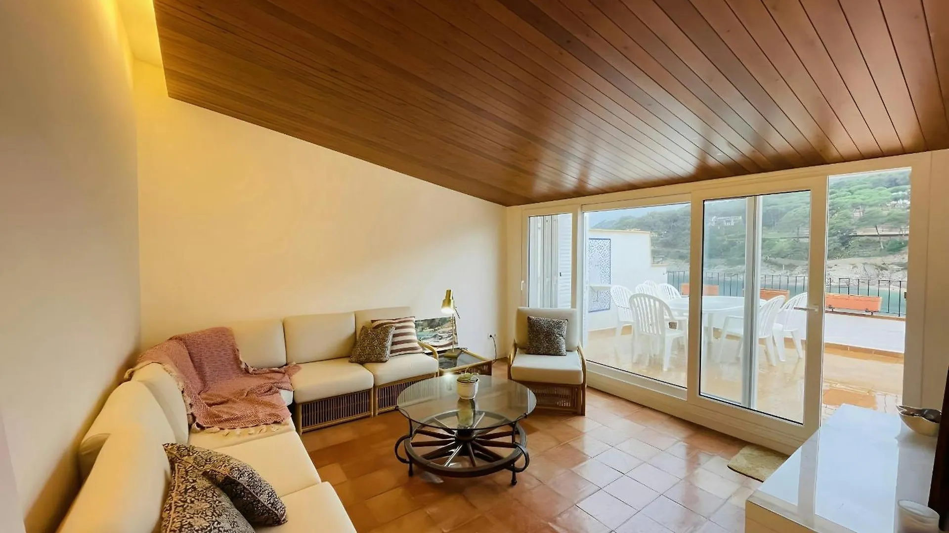 شقة Tamariu Platja - Penthouse On Passeig Del Mar.
